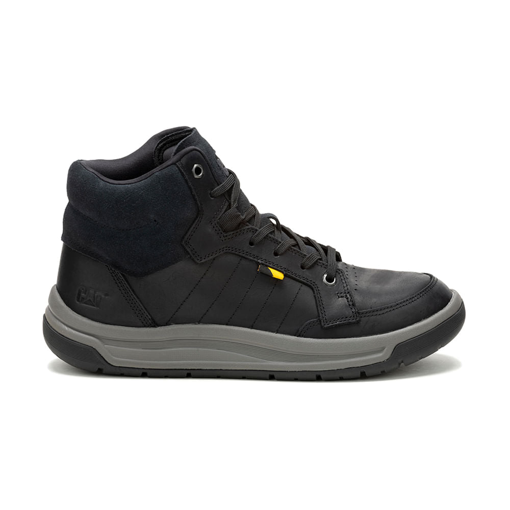 Zapatillas Cat Apa Cush Mid Black - Negro