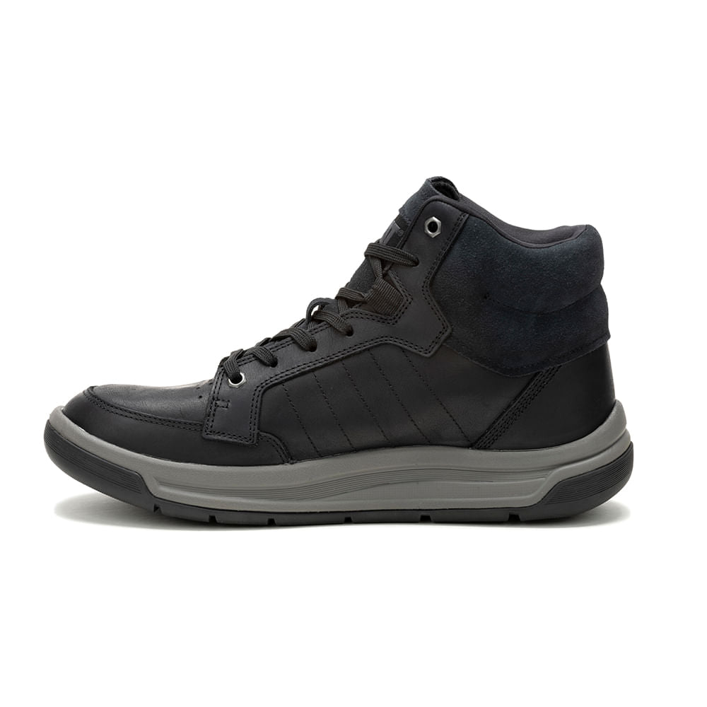 Zapatillas Cat Apa Cush Mid Black - Negro